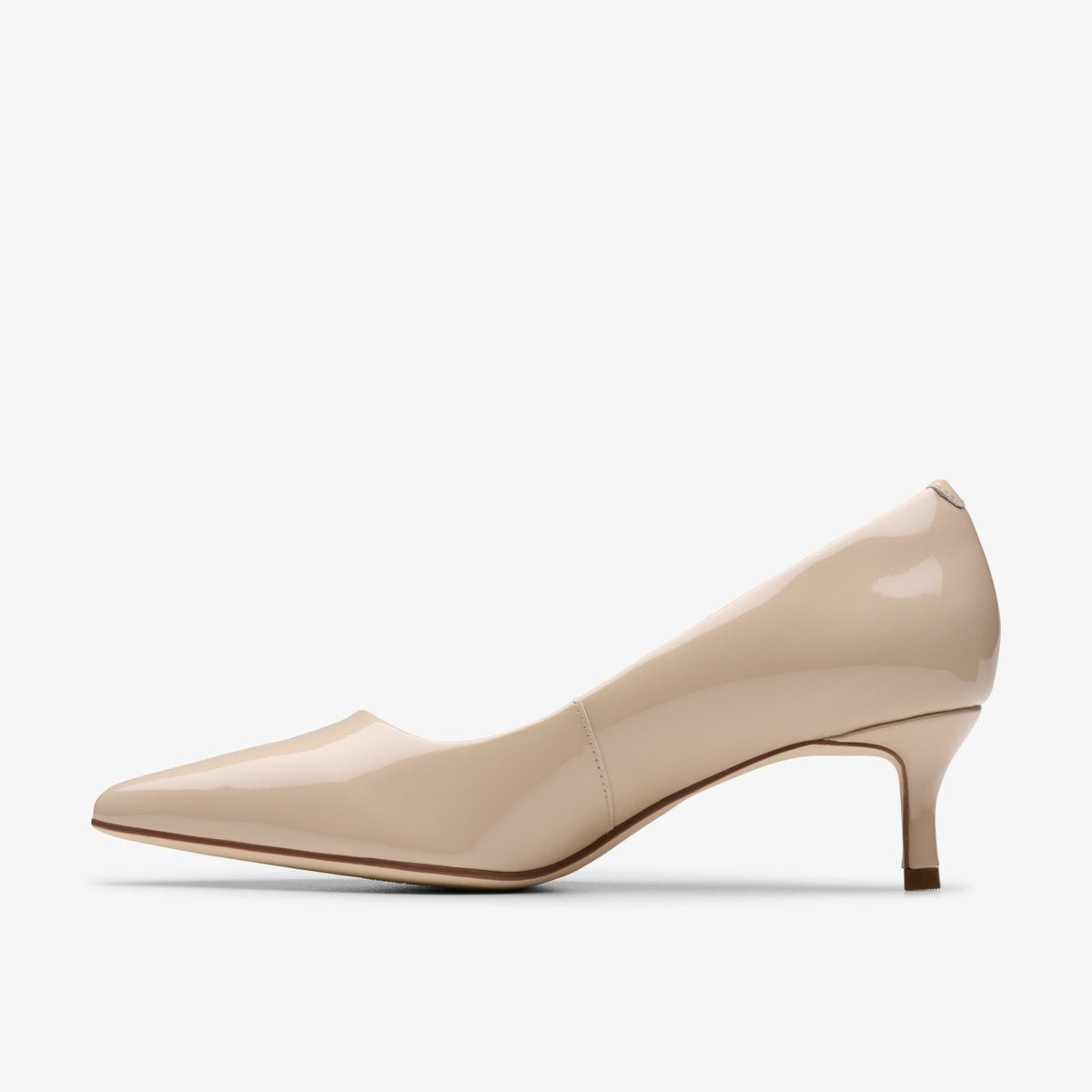 Clarks Women Zarey Court Sand Patent