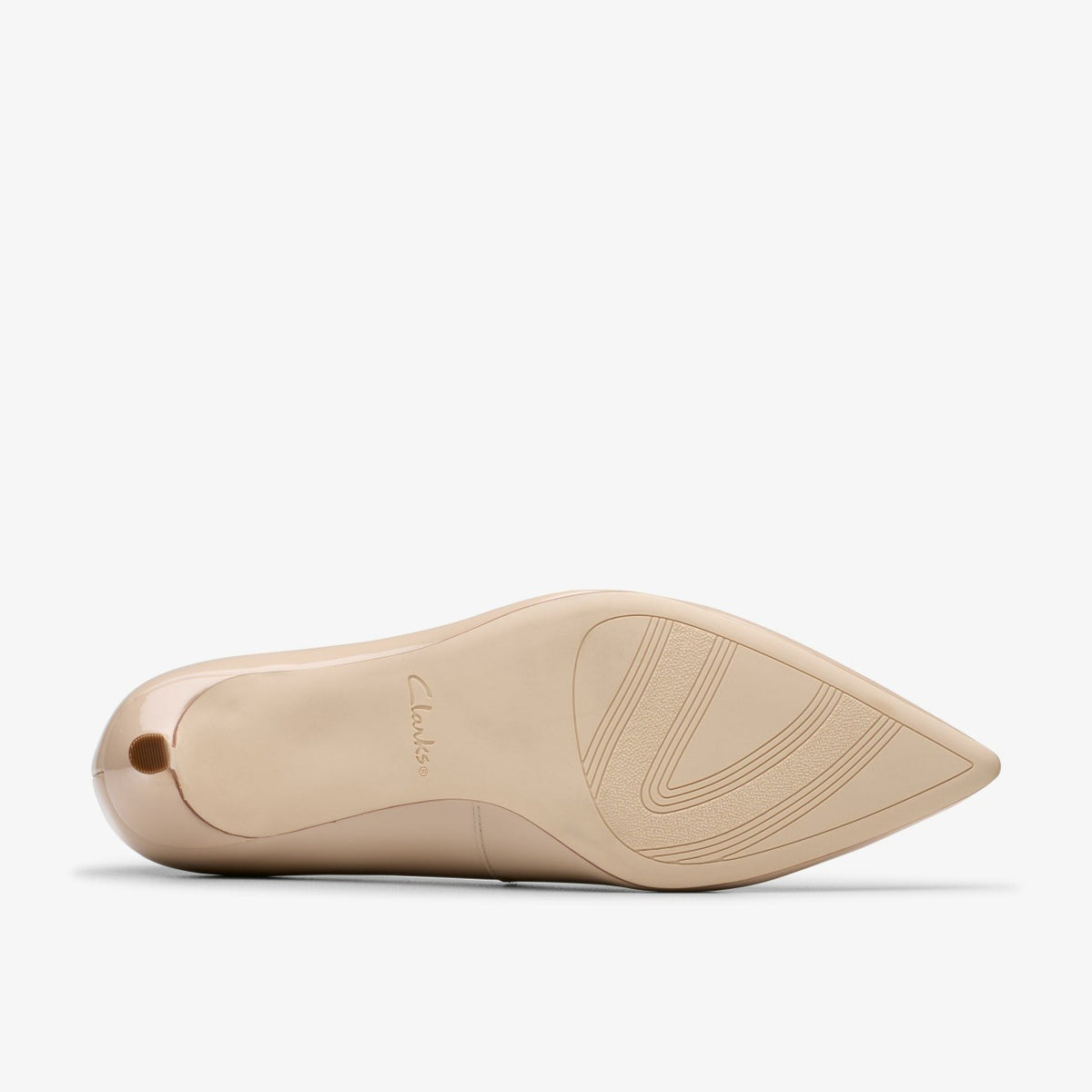 Clarks Women Zarey Court Sand Patent