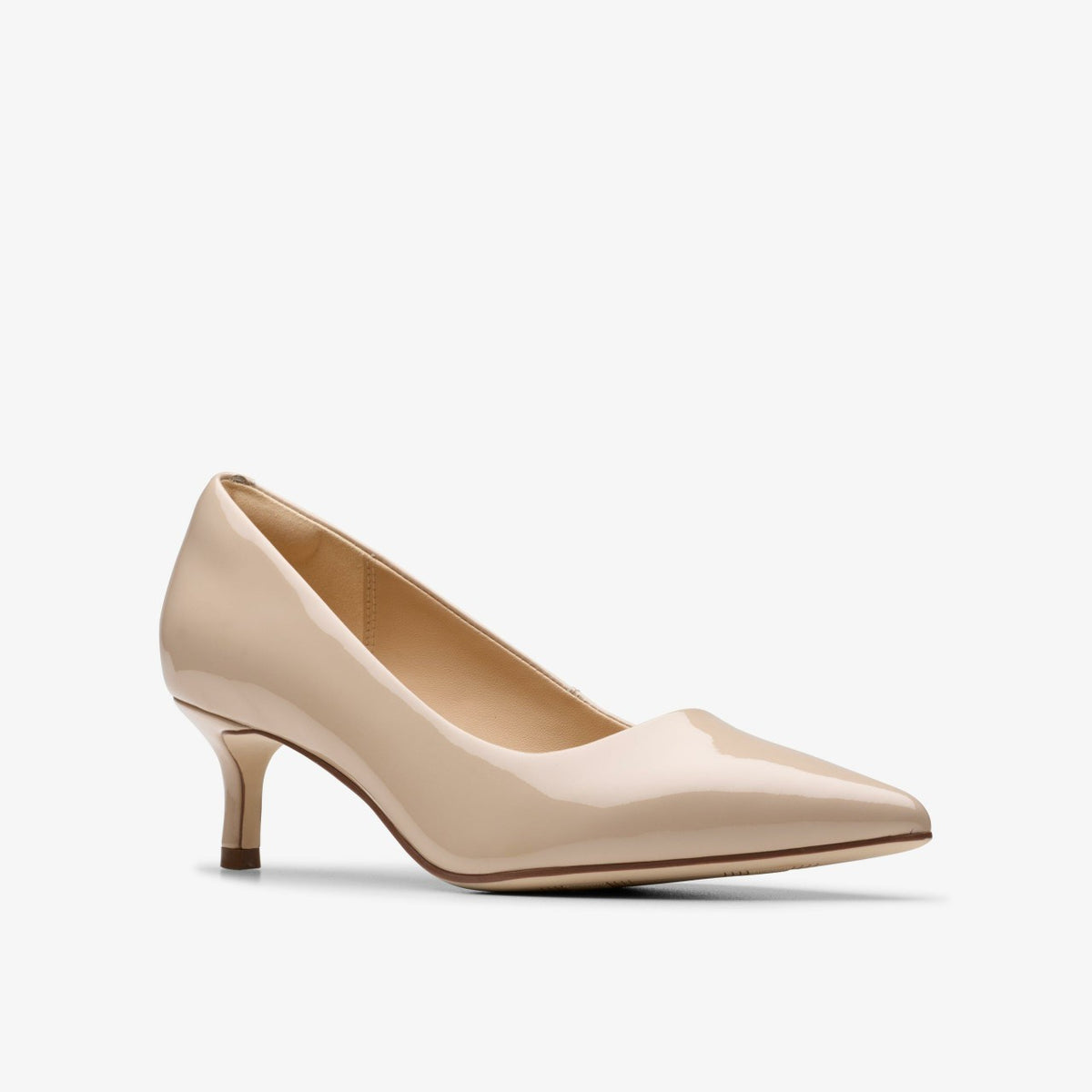 Clarks Women Zarey Court Sand Patent