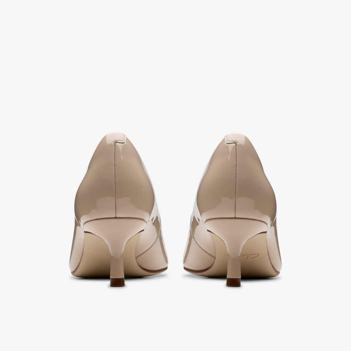 Clarks Women Zarey Court Sand Patent