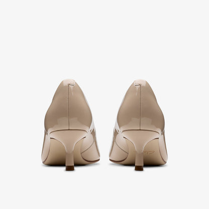 Clarks Women Zarey Court Sand Patent