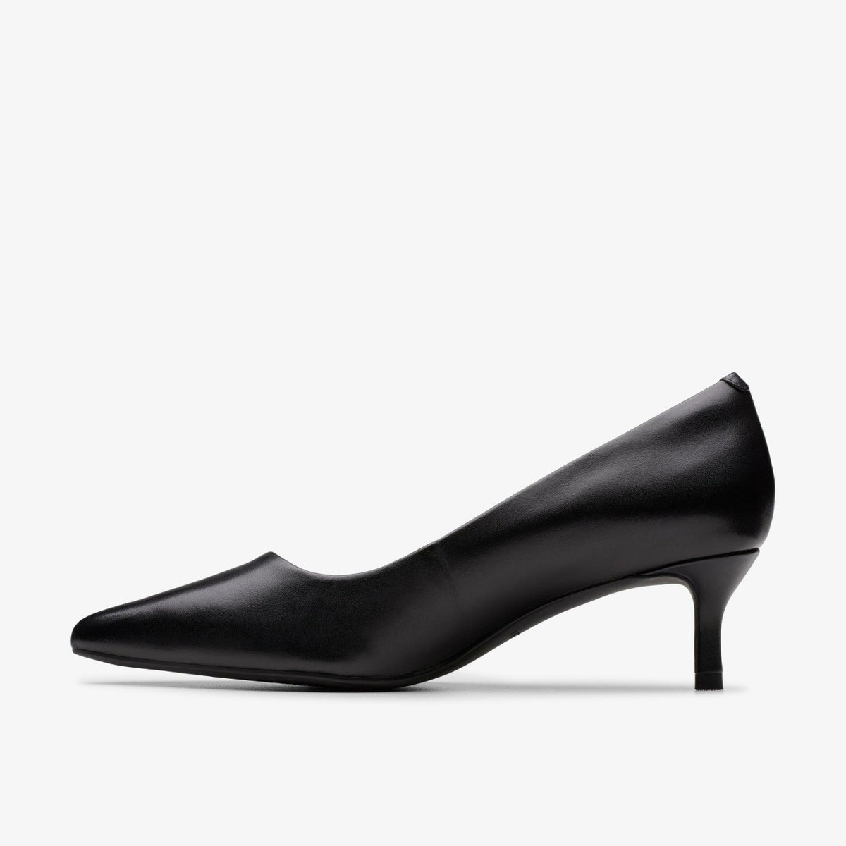 Clarks Women Zarey Court Black Leather
