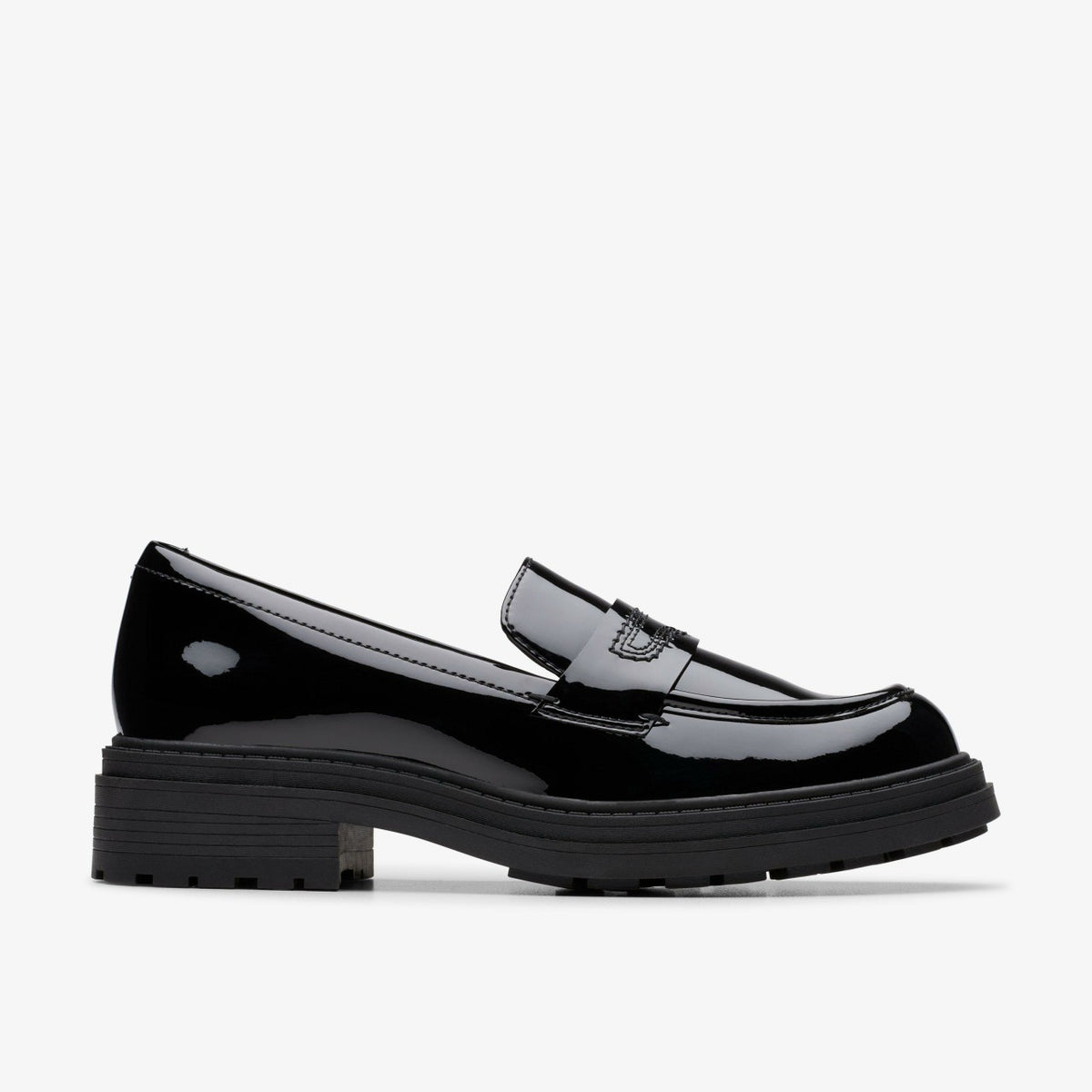 Clarks Women Orinoco3 Edge Black Patent
