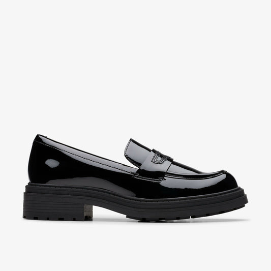 Clarks Women Orinoco3 Edge Black Patent