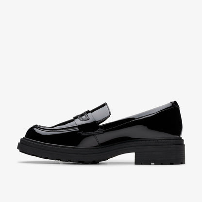 Clarks Women Orinoco3 Edge Black Patent