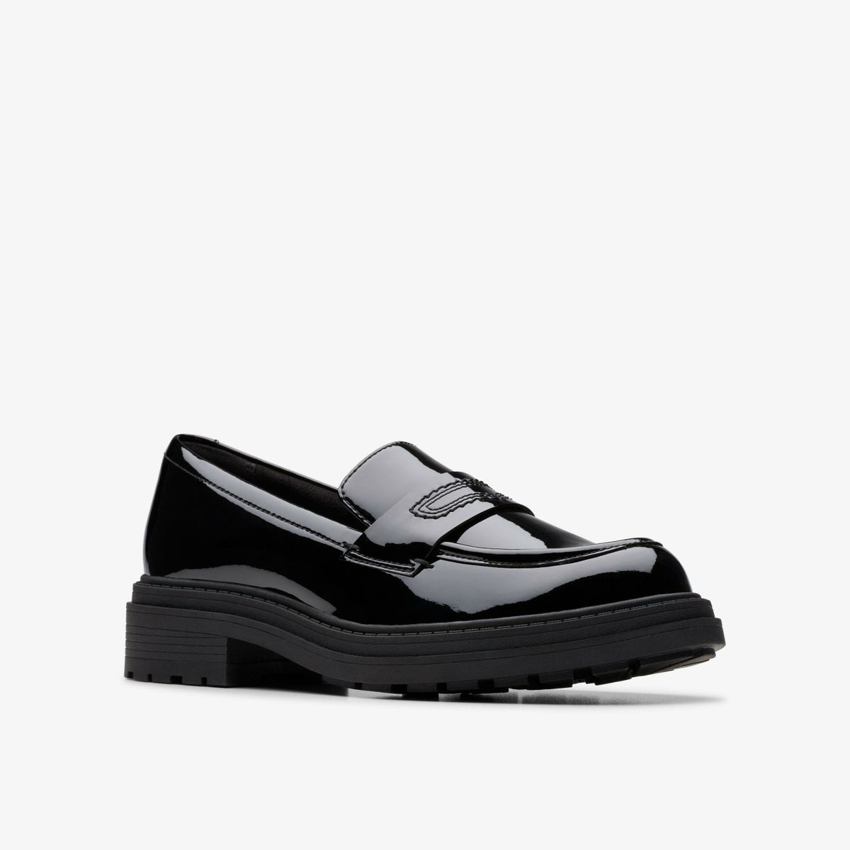 Clarks Women Orinoco3 Edge Black Patent