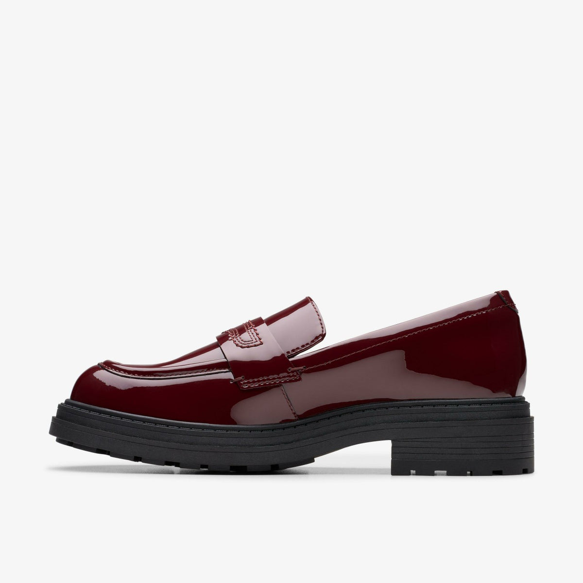 Clarks Women Orinoco 3 Edge Burgundy Patent
