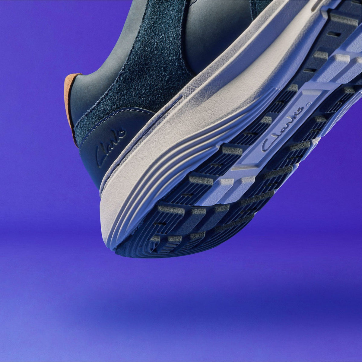 Clarks Men Motion Trek Go Navy Combination