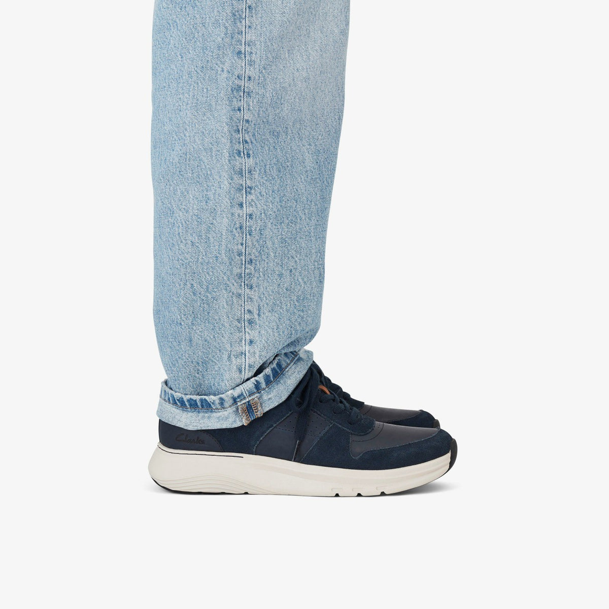 Clarks Men Motion Trek Go Navy Combination