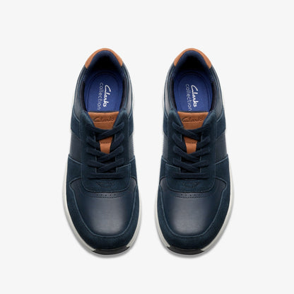 Clarks Men Motion Trek Go Navy Combination