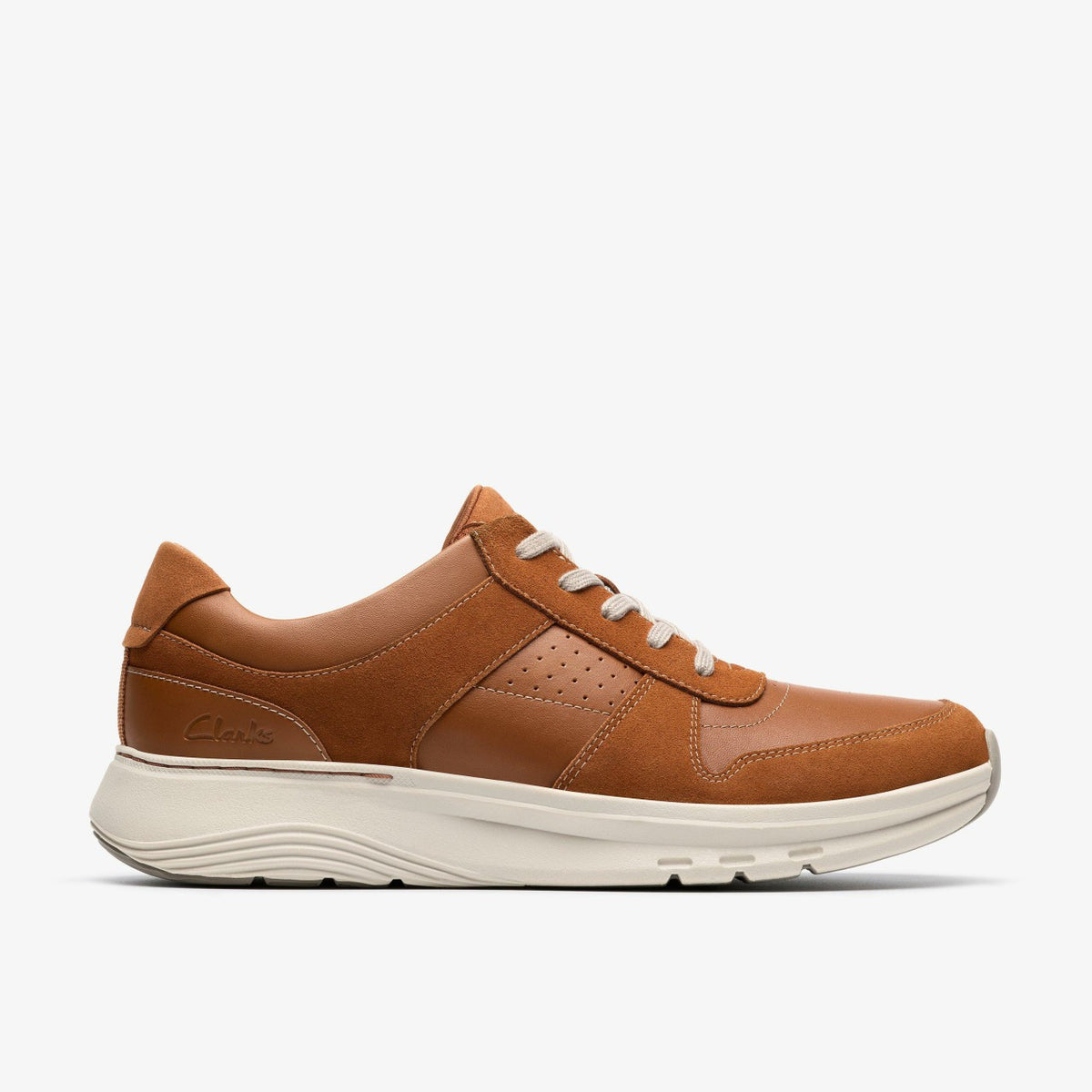 Clarks Men Motion Trek Go Tan Combination