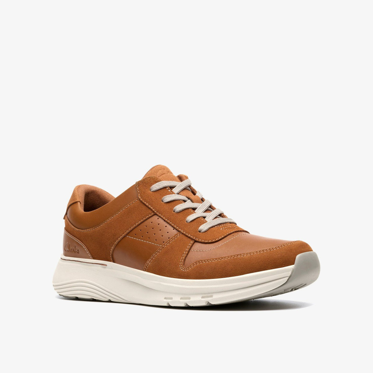 Clarks Men Motion Trek Go Tan Combination