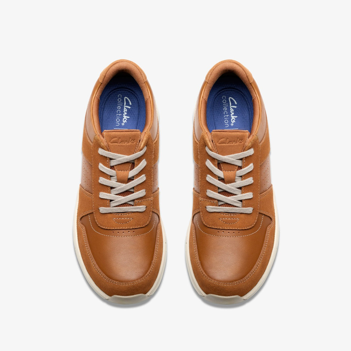 Clarks Men Motion Trek Go Tan Combination
