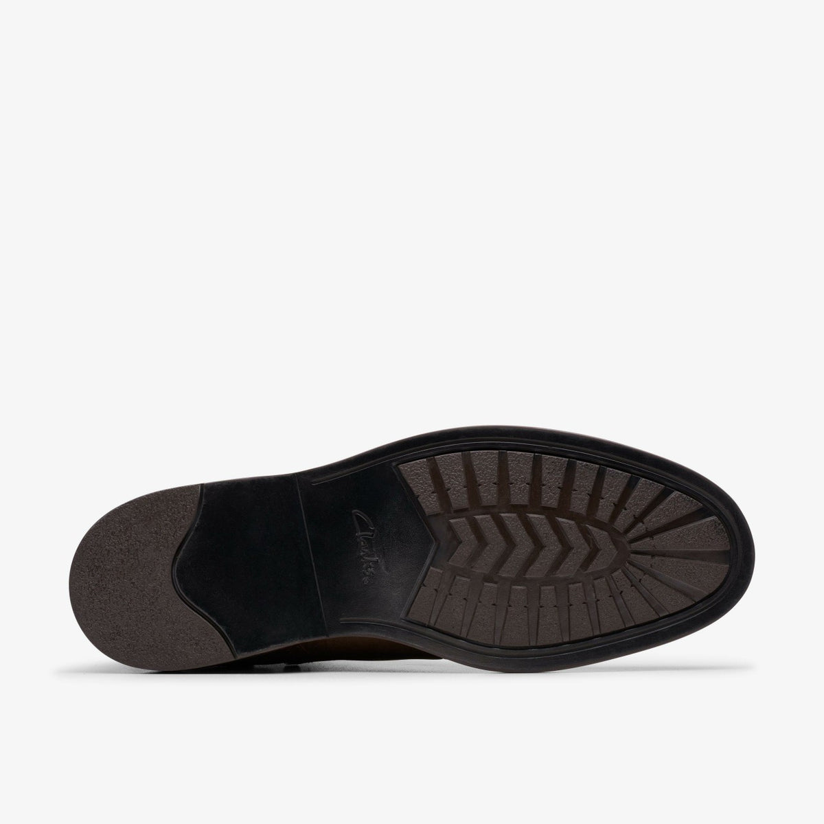 Clarks Men Aldwin Cap Brown Leather
