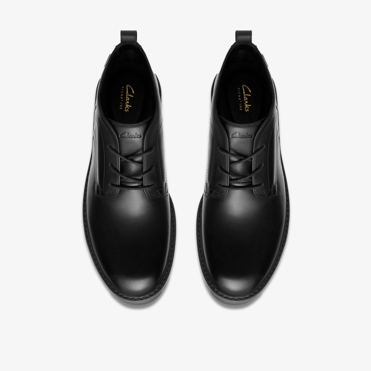 Clarks Men Aldwin Mid GORE-TEX Black Leather