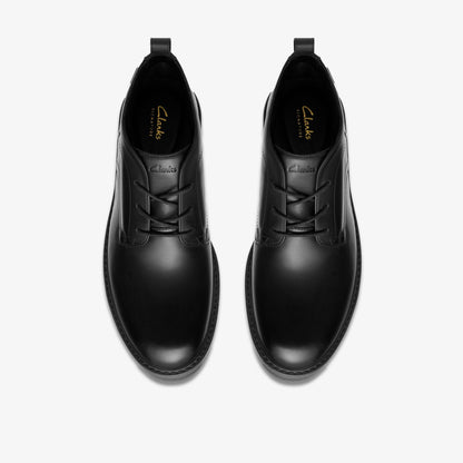 Clarks Men Aldwin Mid GORE-TEX Black Leather