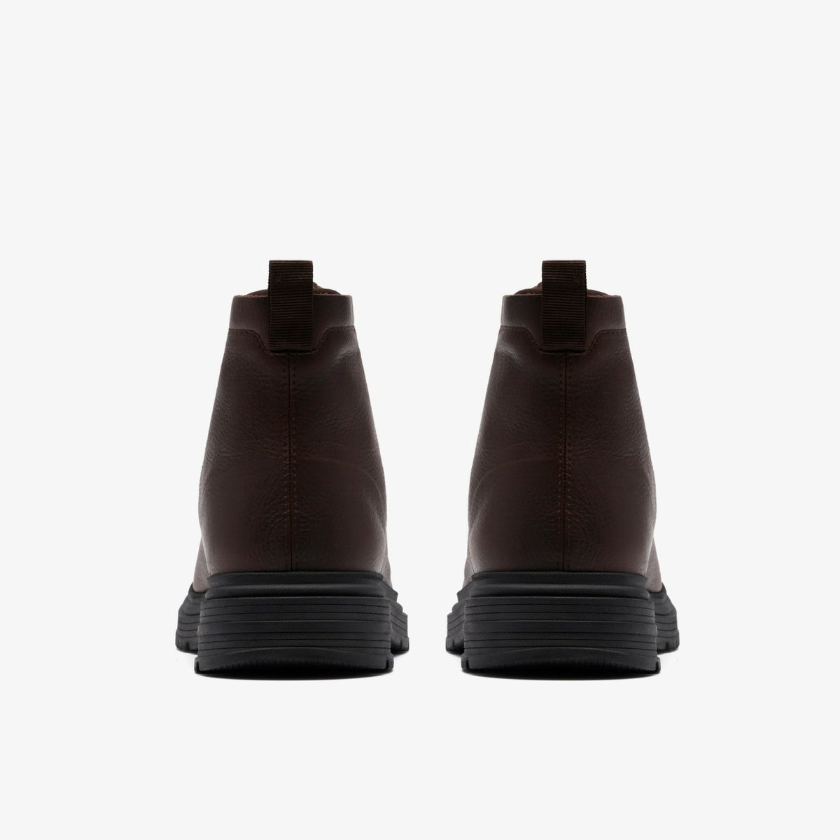 Clarks Men Badbury Hi Waterproof Brown Warmlined Leather