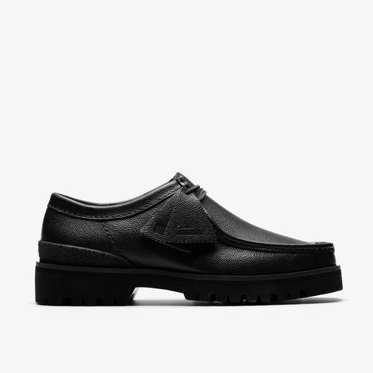 Clarks Men Walla Yukoner Black Scotch Grain