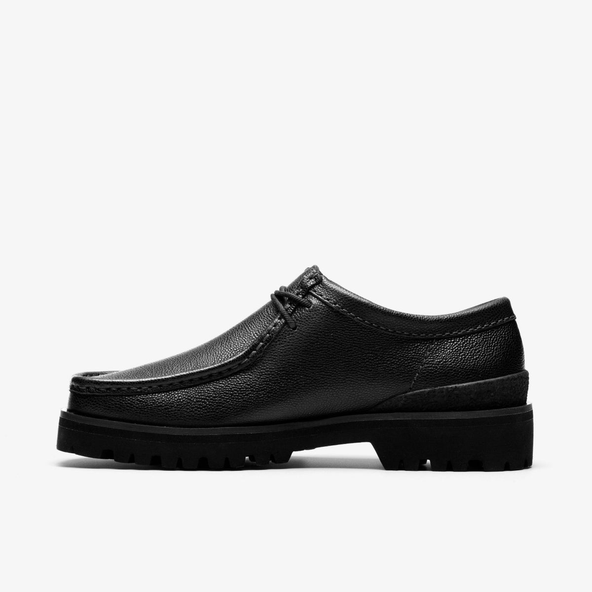 Clarks Men Walla Yukoner Black Scotch Grain