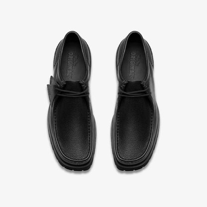 Clarks Men Walla Yukoner Black Scotch Grain
