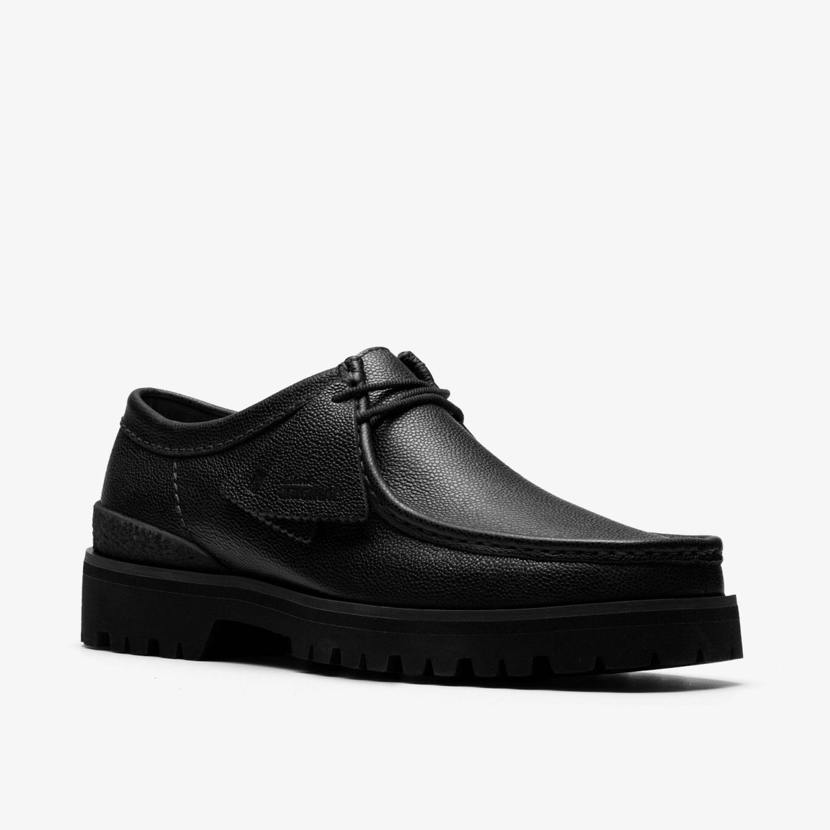 Clarks Men Walla Yukoner Black Scotch Grain