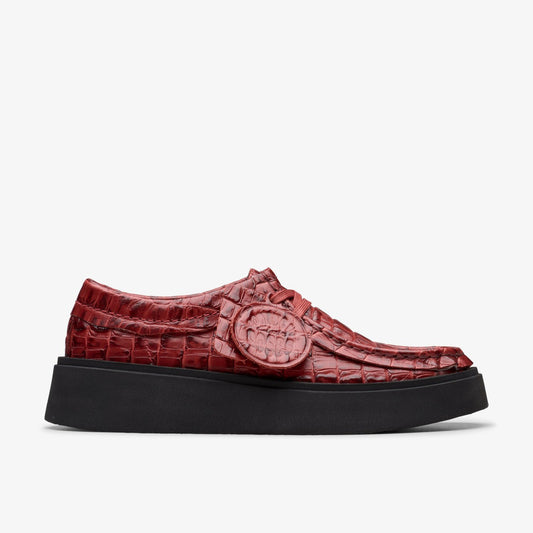 Clarks Women Martine Rose Torview Womens Burgundy Leather