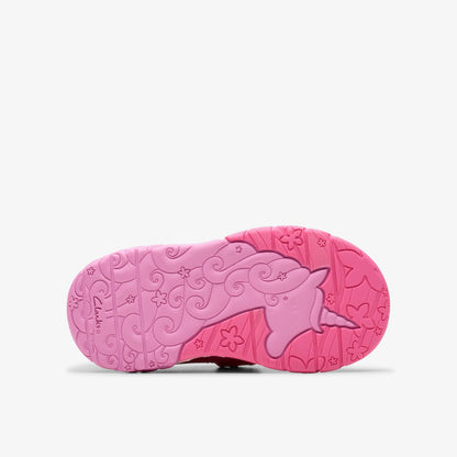 Clarks Kids Tidal Shell Toddler Pink