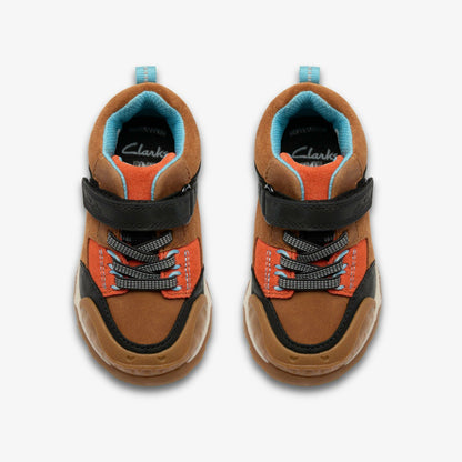 Clarks Kids Steggy 2 Glow Toddler Tan
