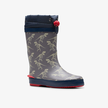 Clarks Kids Tarri Race Kid Grey Combination
