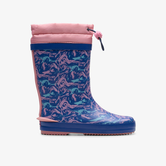 Clarks Kids Tarri Race Kid Blue Combination