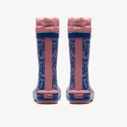 Clarks Kids Tarri Race Kid Blue Combination