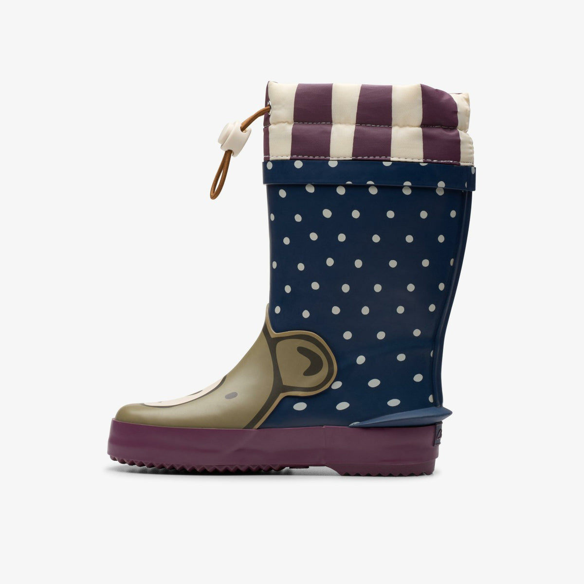 Clarks Kids Tarri Race Toddler Navy Combination