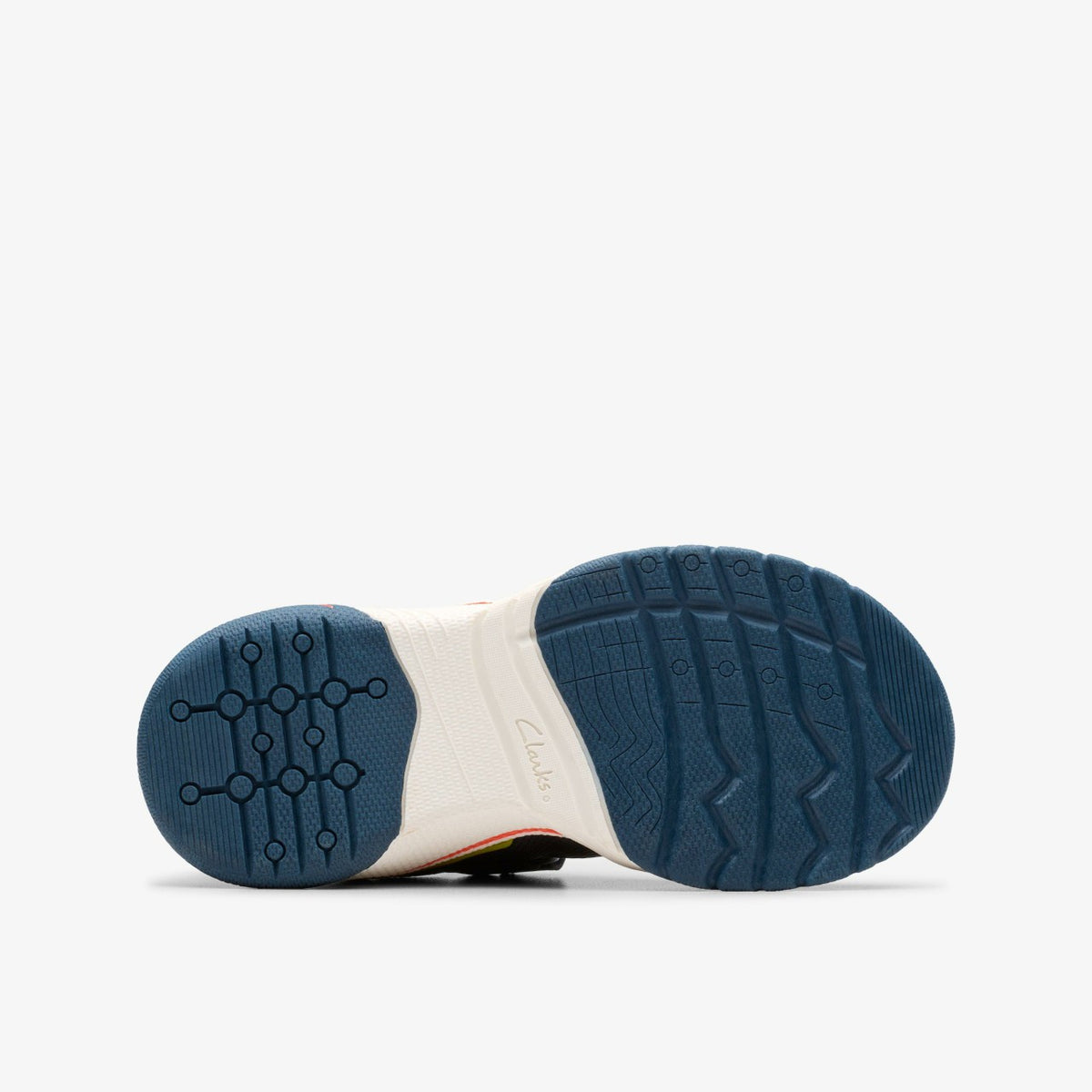 Clarks Kids Feather Track Kid Navy Combination