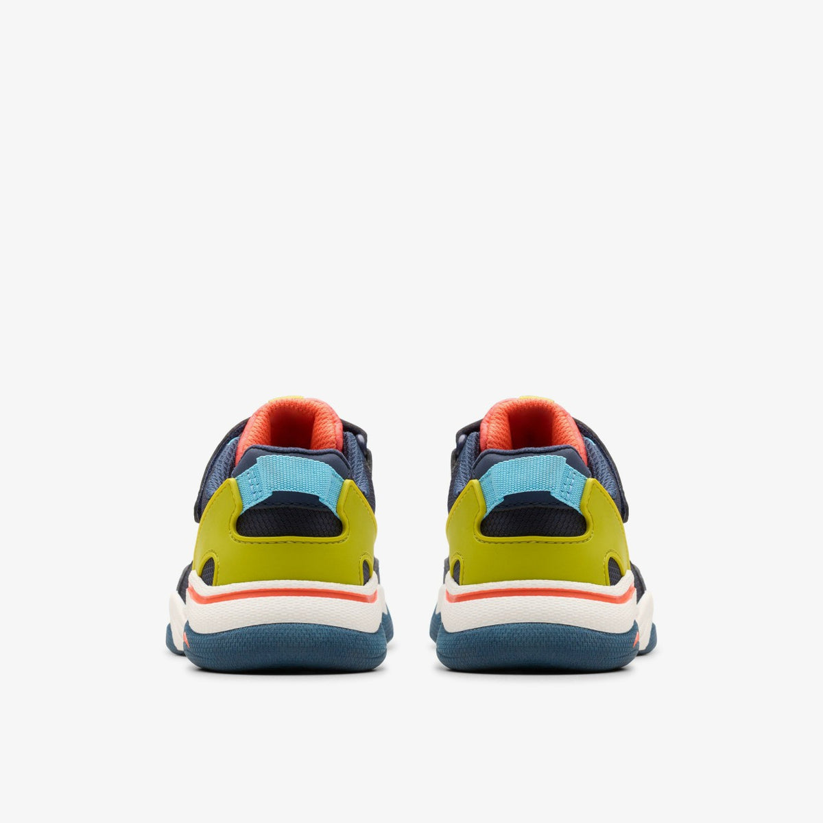 Clarks Kids Feather Track Kid Navy Combination