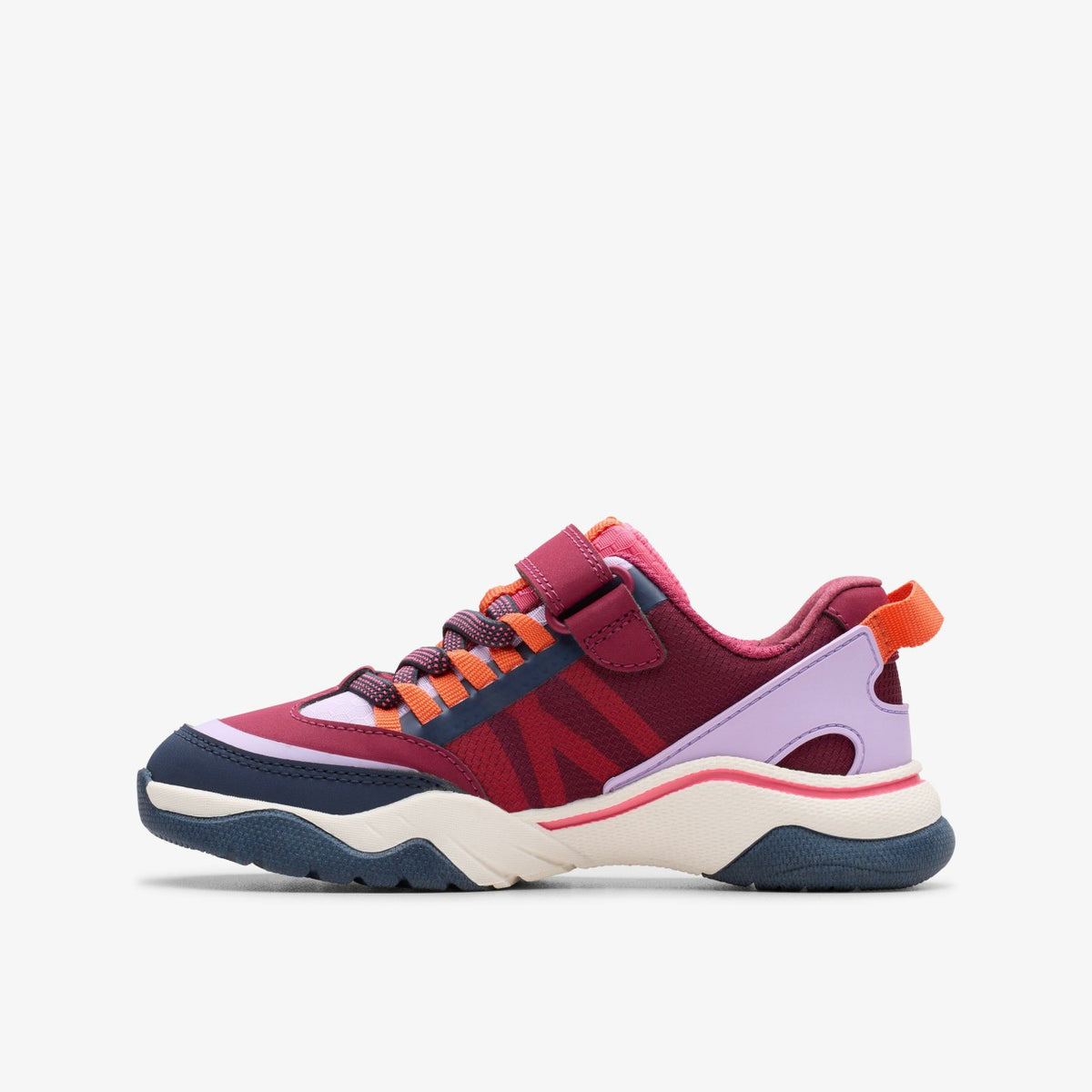 Clarks Kids Feather Track Kid Berry Combination