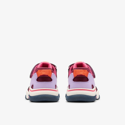 Clarks Kids Feather Track Kid Berry Combination