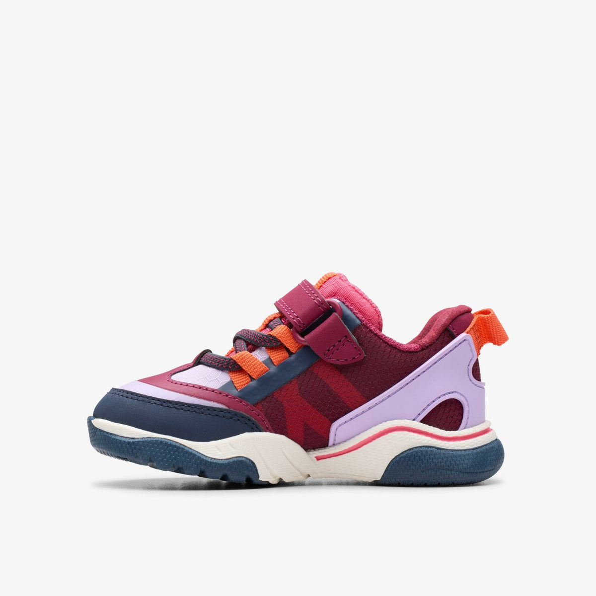 Clarks Kids Feather Track Toddler Berry Combination