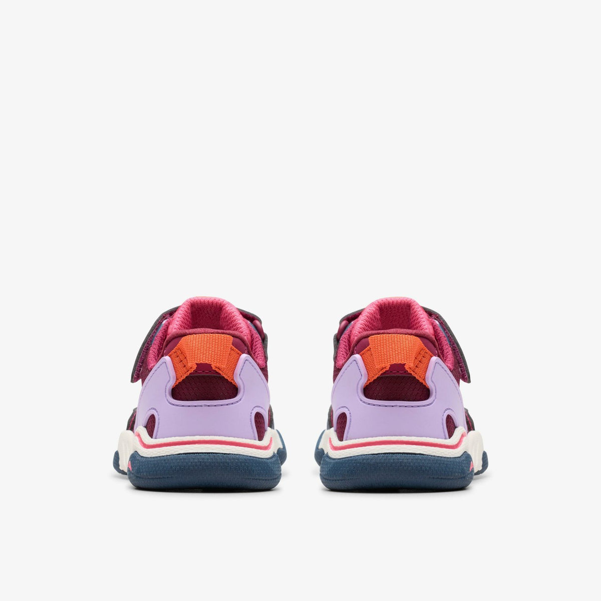 Clarks Kids Feather Track Toddler Berry Combination