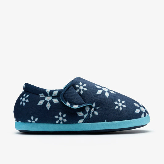 Clarks Kids Fluffy Snug Kid Navy