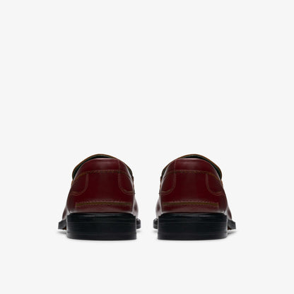 Clarks Men Craft James Lo Loafer Wine Leather