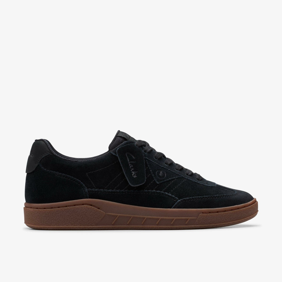 Clarks Men Craft Rally Ace Black Suede