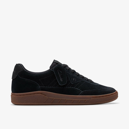 Clarks Men Craft Rally Ace Black Suede