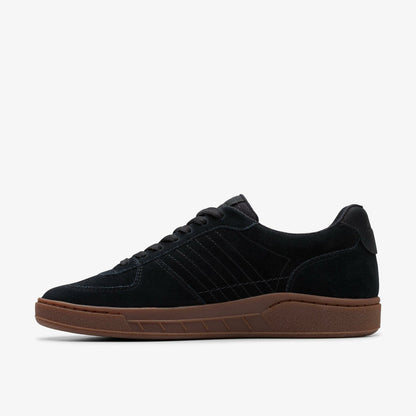 Clarks Men Craft Rally Ace Black Suede