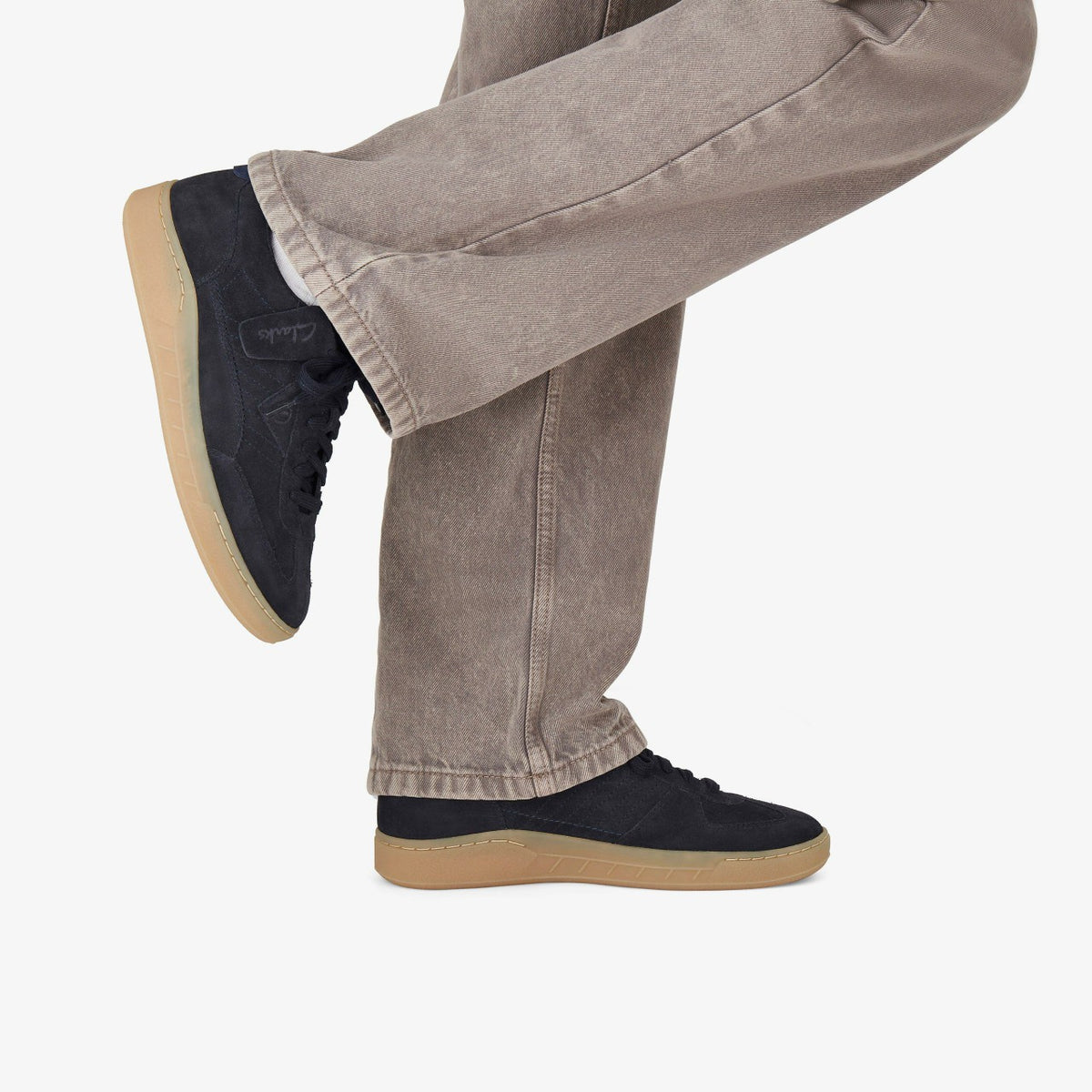 Clarks Men Craft Rally Ace Navy Combination