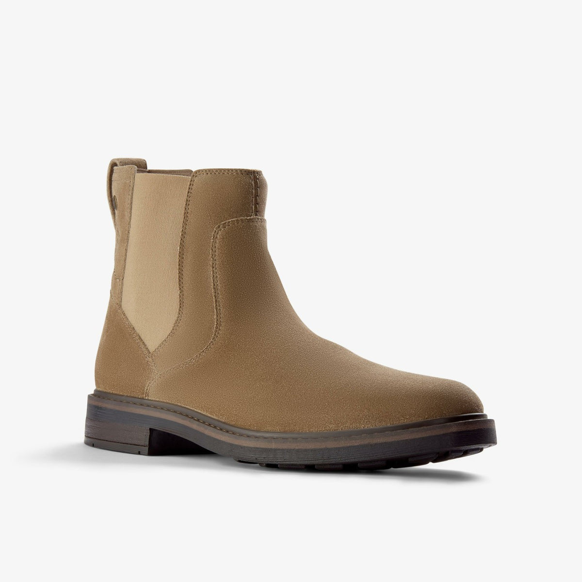 Clarks Men Newford Easy Dark Sand Suede