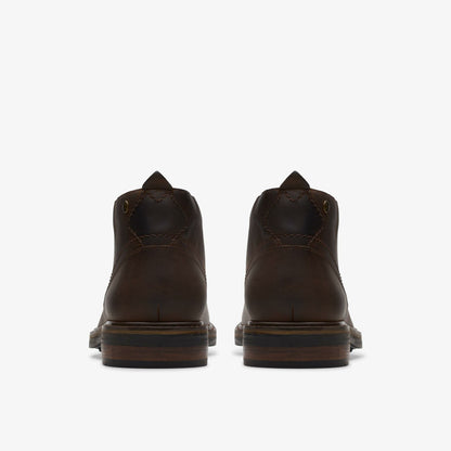 Clarks Men Newford Mid Beeswax Leather
