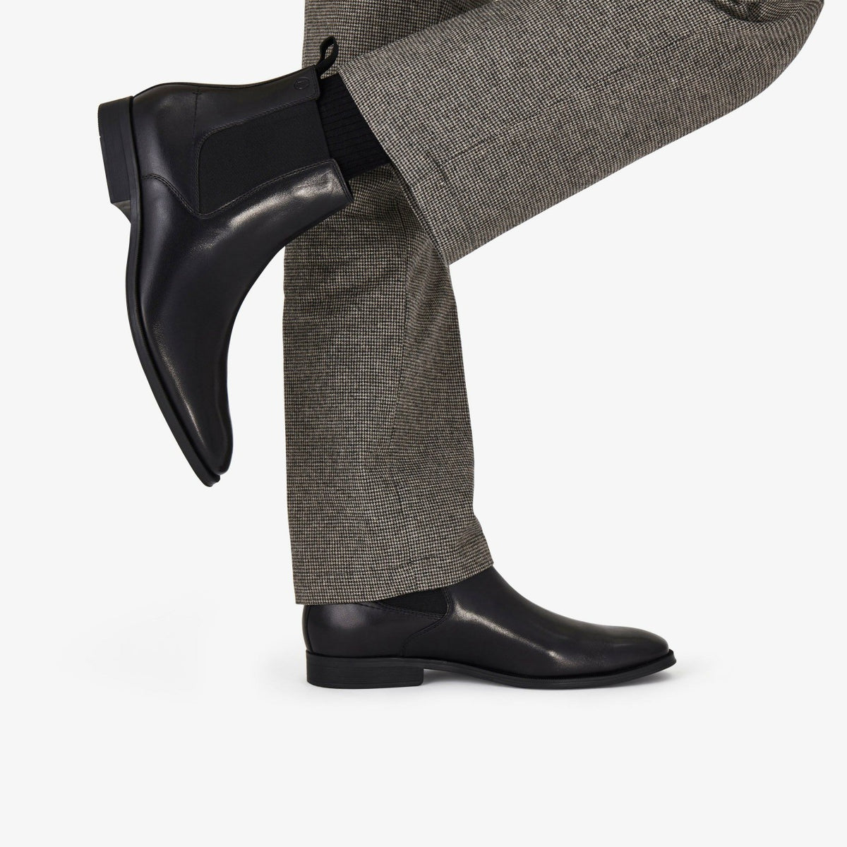 Clarks Men Paulton Easy Black Leather