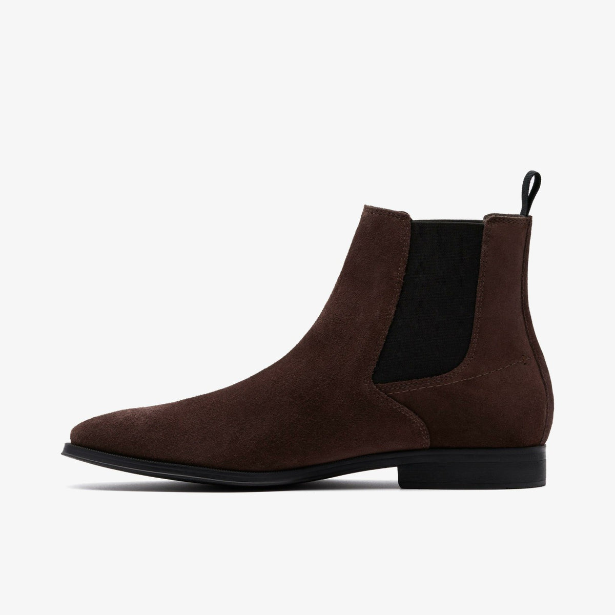 Clarks Men Paulton Easy Dark Brown Suede