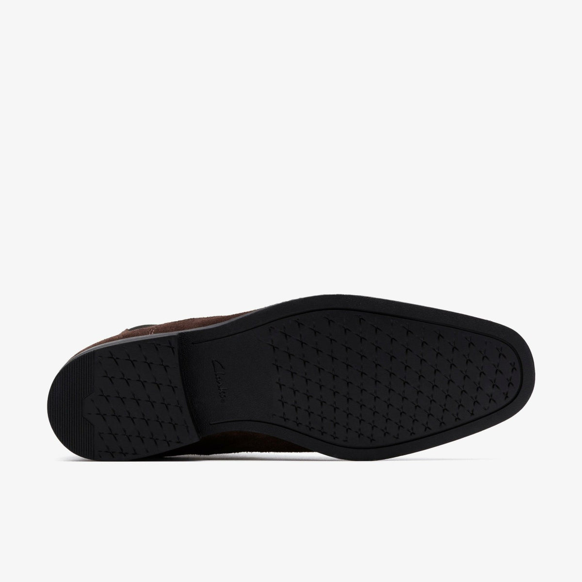 Clarks Men Paulton Easy Dark Brown Suede