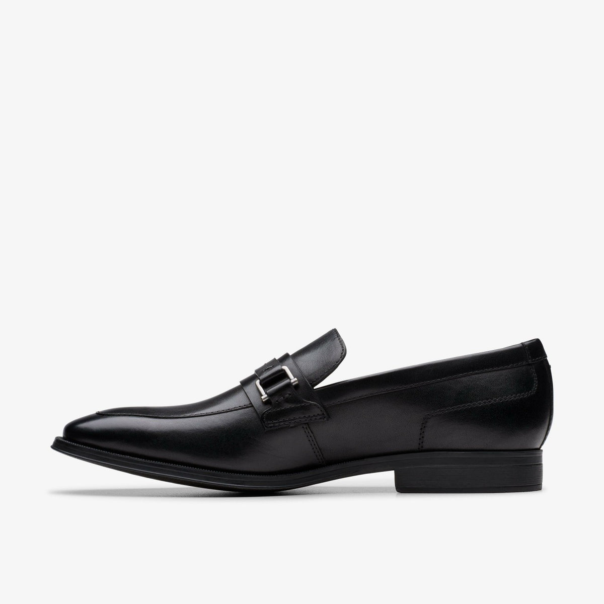 Clarks Men Paulton Lo Black Leather